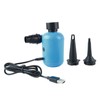 Electric Air Pump Portable Blue Inflator Deflator Pump Perfect for