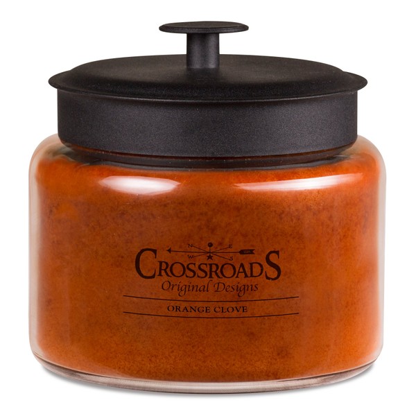 Crossroads Orange Clove Scented 4-Wick Candle, 64 Ounce
