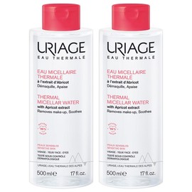 Uriage Micellar Sensitive Cleansing Water, 500ml, 2 pieces / 유리아쥬 미셀라 센서티브 클렌징 워터, 500ml, 2개