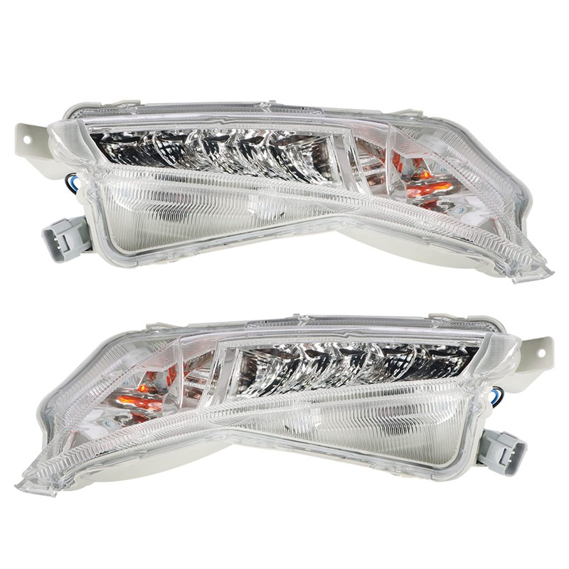 ANTUKO 2Pcs Daytime Running Light Fog Light Assembly with Turn