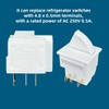 4 Pack - Universal 3 Pin Refrigerator Door Switch Momentary