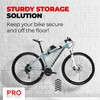 PRO BIKE TOOL Bike Rack Garage Wall Mount - Durable