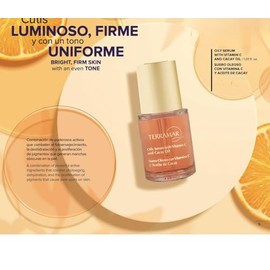 Oil Serum with Vitamin C and Cacay Oil 1.01 fl. Oz - Anti-Aging Hydrating Formula for Dark Spots and Photoaging – Improves Skin Tone and Reduces Pigmentation TERRAMAR