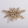 Teyglen Full Champagne Rhinestone Wedding Hair Comb Crystal Headpiece for