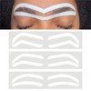Disposable Eyebrow Tint Tape Microblading Eyebrow Auxiliary Stencil Sticker for