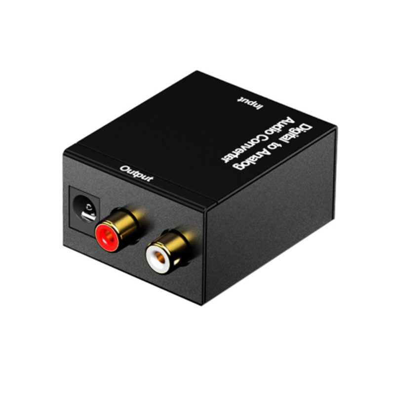 DOITOOL 2pcs Digital to Analog Audio Converter Optical Easy to
