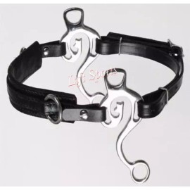 Lift Sports New Hackamore Bitless Horse Bit English Western Adjustable Original LeatherBlack
