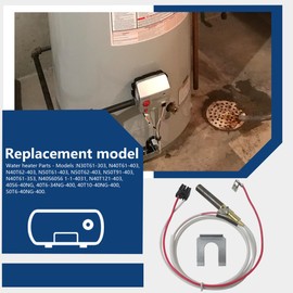 Water Heater Pilot Assembly Thermopile Parts 100112330 9007876 9007877 Fit for A.O.Smith old # 6911197, 9007872005, 100094024, 100112327 UPGRADED