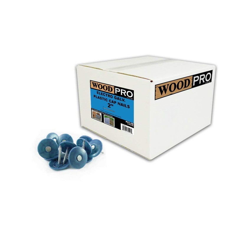 WoodPro Fasteners PC2-2M Ring Shank 2000-Count 2-Inch Electro Galvanized Plastic