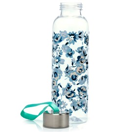 Puckator Peony Peony Pick of the Bunch Reusable Plastic Water Bottle with Metal Lid 500 ml