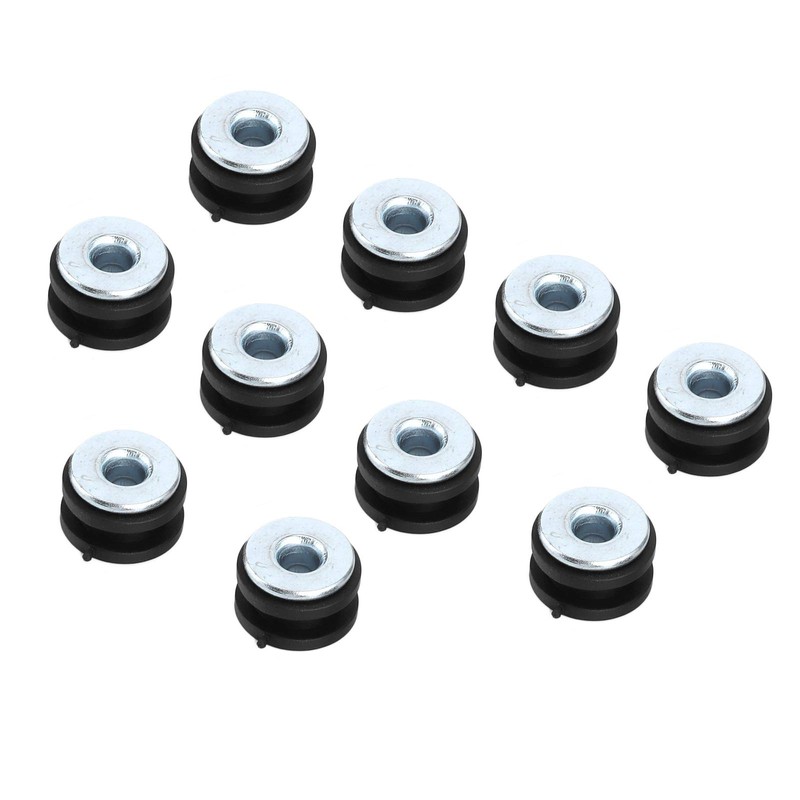 Motorcycle Windshield Attachment, Windscreen Mounting Nuts Rubber Grommets Kit for