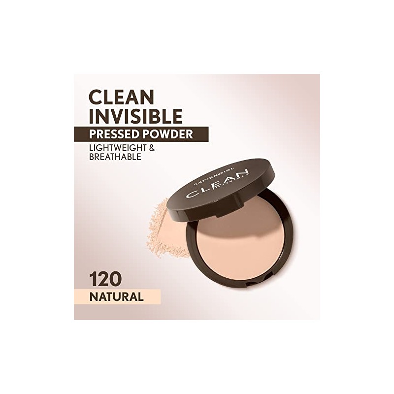 COVERGIRL CG CLEAN PRESSED POWDER Pressed Powder Creamy Natural 120