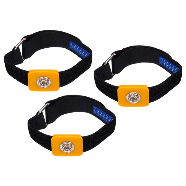 sourcing map ESD Anti Static Wrist Strap, 11.8 Inch 3Pcs