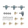 BuliBoao Fuel Return Line Injector Metal Connector Fits for Diesel