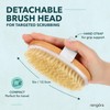 Long Handled Scrub Brush for Shower Body 20" Handle Back
