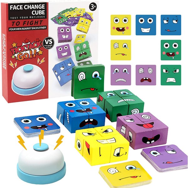 Wooden Cube, Iq Puzzle, Cube Puzzle, Puzzle Building Cube Faces,