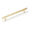 KOPPALIVE 6-Pack Solid Brass Kitchen Cabinet Pulls, Gold Modern T-Bar