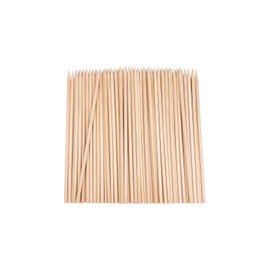 KTOJOY 6" Natural Bamboo Wooden Skewers the diameter is 4mm (100 PCS) for BBQ, Fruit，Cocktail，Kabob，Chocolate Fountain，Appetiser,Grilling，Kitchen，crafting and Party
