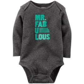 Carter's Baby Boys' Slogan Bodysuit (Baby) - Mr Fabulous - Newborn