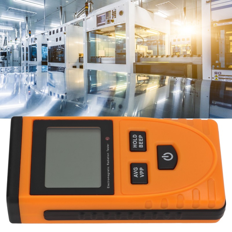 Radiation Detector Accurate Alarm Function LCD Display Handheld Electromagnetic Radiation