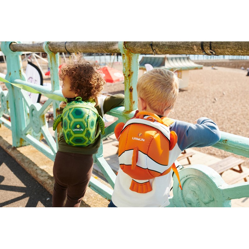 LittleLife Animal Toddler Backpack With Safety Rein, Turtle
