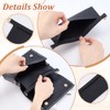 WADORN 2Pcs Classic Black Purse Insert Organizer Converter Kit for