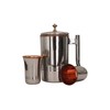 Stainless Steel and Pure Copper Water Pitcher with 2 Matching