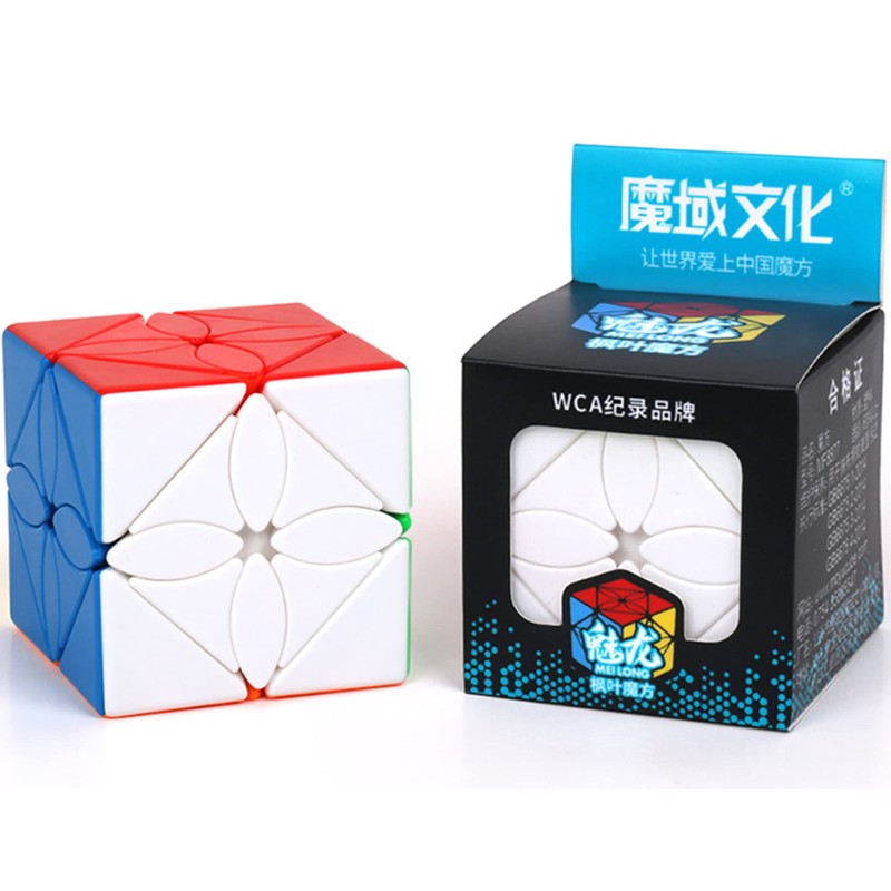 Bokefenuo Cuber MoYu Meilong Maple Leaves Skewb Speed Puzzle Cube