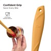 Kitchen Mama WaltzGrip Platinum Silicone Jar and Can Spatula Utensil