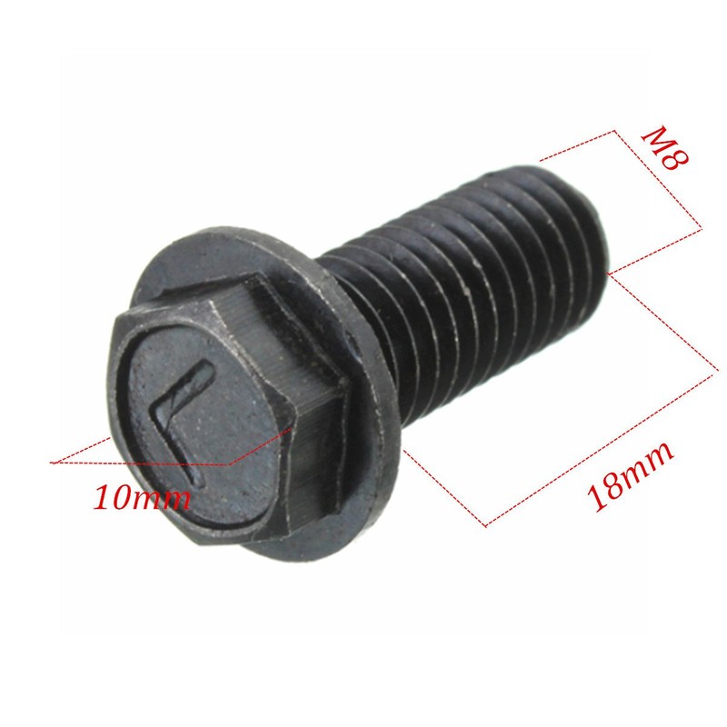 Alamor 1Pcs Saw Blade Bolt M8 X 18mm Left Hand