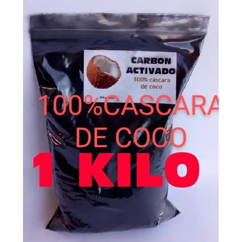 Carbon Activado En Polvo Super Fino 1 Kilo