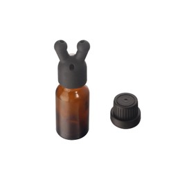 YAMSLAM Aroma Bottle Sniffer Cap Leakproof Essential Oil Inhaler Cap Double/Single Sole Essential Oil Inhaler Mini Perfume Inhaler Dispenser Bottle for Women Men