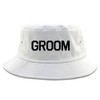 Kings Of NY The Groom Bachelor Party Bucket Hat White