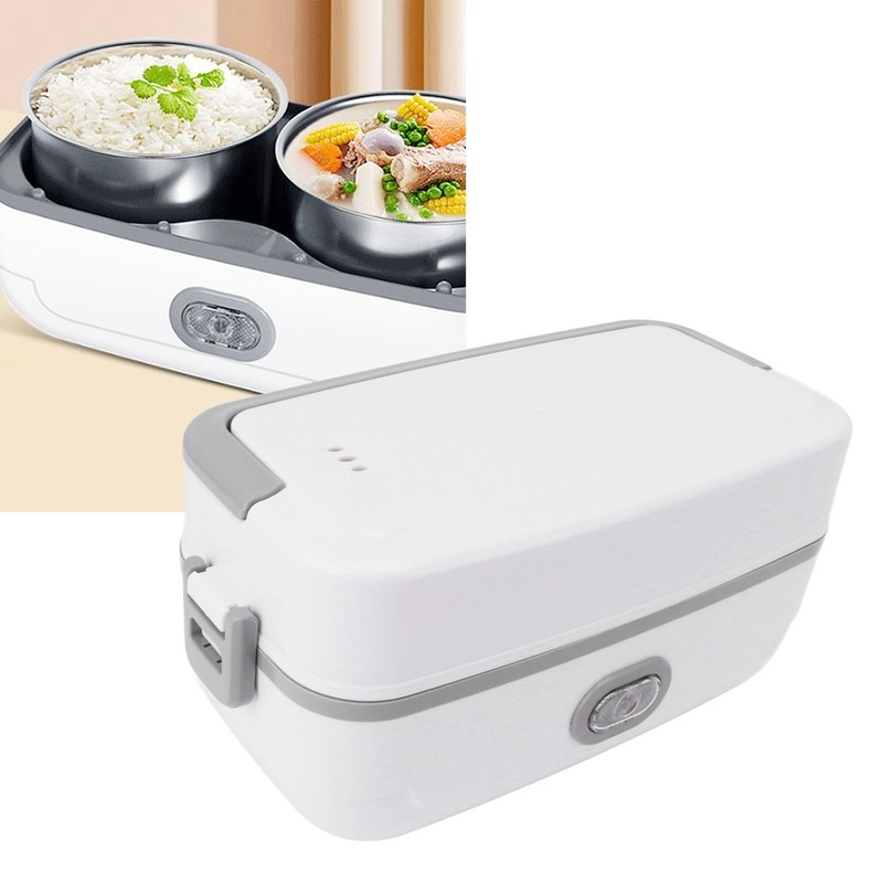 Self Cooking Lunch Box Leakage Proof 2 Stainless Steel Inner