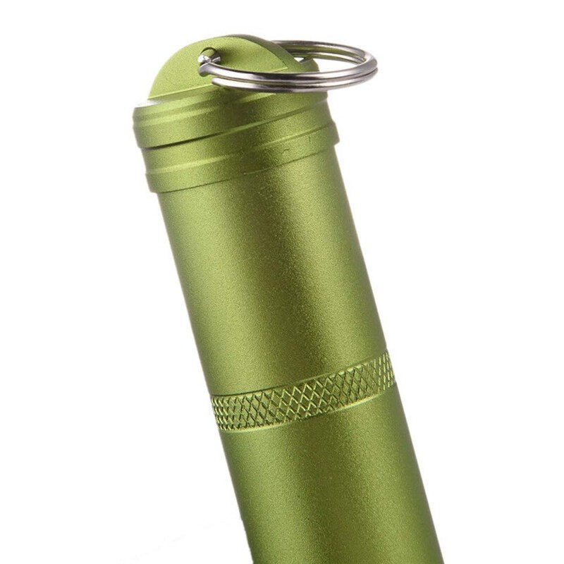 Pill Box Key Ring 3 Colours Mini Capsule Pill Box