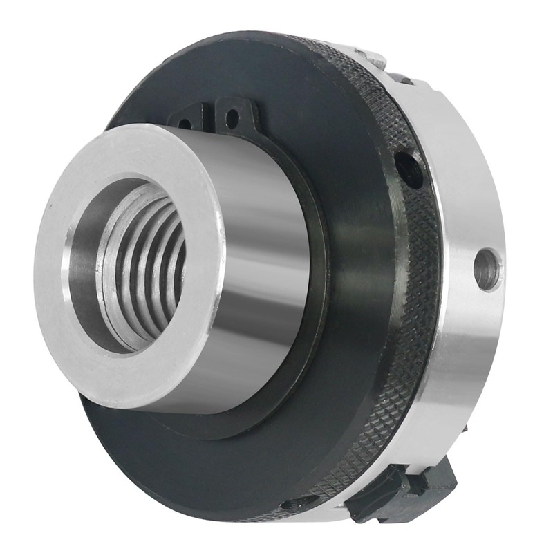 Wood Lathe Chuck,3 inch 3 jaw With MT-1 and MT-2