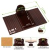 Couch Cup Holder Tray - 3 in 1 Couch Arm