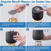 Mason Vacuum Sealer, Electric Mason Jar Vacuum Sealer Kit for