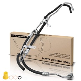 A-Premium Power Steering Pressure & Return Hoses Line Assembly Compatible with Toyota Tundra 2007-2019, 4.6L 5.7L, Rack/Gear's Ports (Inlet and Outlet)