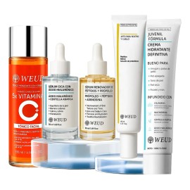 Kit Coreano Weud Completo 5pc Hidratante Firme Piel Radiante