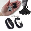 Paquete de 2 pulseras de aleación de metal resistente con