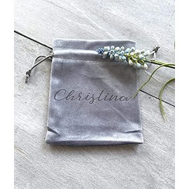 lasergravierter Samtbeutel personalisiert Geschenk Verpackung
