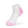 Thorlo Women's Distance Walking Sock 3 Pack, White/Pink, 10