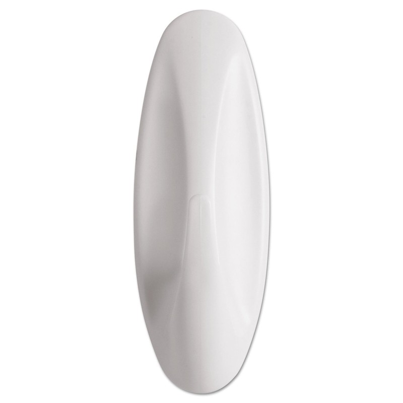 Command 17083ES General Purpose Hooks, Large, 5lb Cap, White, 1