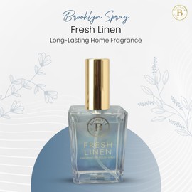 Brooklyn Fragrance Co. BFC- Watercolor Ombre Room Spray – Premium Fresh Linen Scent - Long lasting Fragrance for Home, Office or Bathroom – Air Freshener Rectangle Spray bottle – 100 ml