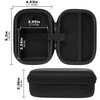 TOCCOOL Medical-Grade Hearing Aid Case - Waterproof EVA Storage Bag