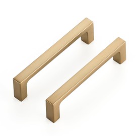 Ravinte 30 Pack Solid 3-3/4 Inch Kitchen Square Cabinet Handles Champagne Bronze Cabinet Pulls Drawer Pulls Kitchen Cabinet Hardware Kitchen Handles