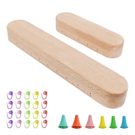 Tailors Clapper | Clapper Sewing Tool | Tailors Clapper for Quilting | Quilters Clapper | Wood Tailor Clapper for Pressing, Sewing, Quilting and Steam Ironing (2 Pcs)