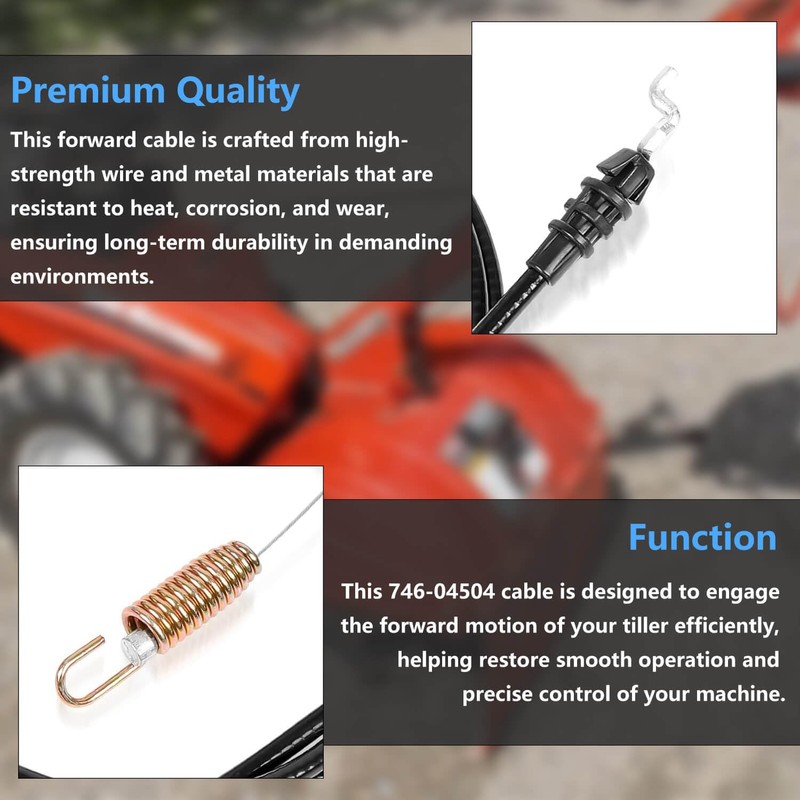 946-04506 Forward Cable Replacement Fits for Cub Cadet,Craftsman,Husky,Yard Machines Roto