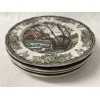 Johnson Brothers set 4 Friendly Village 7 3/4"w desert plates